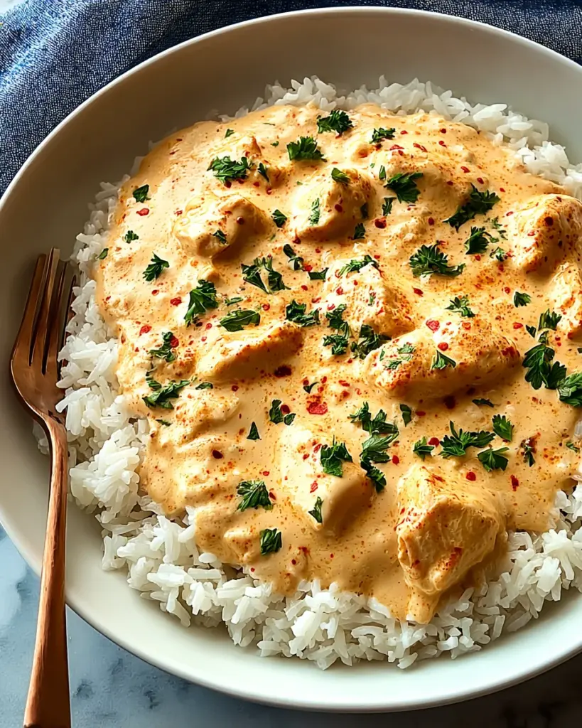 Creamy Smothered Chicken and Rice recipe