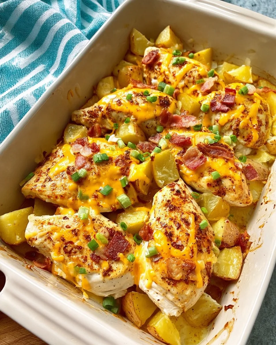 Baked Ranch Chicken and Potatoes Baked