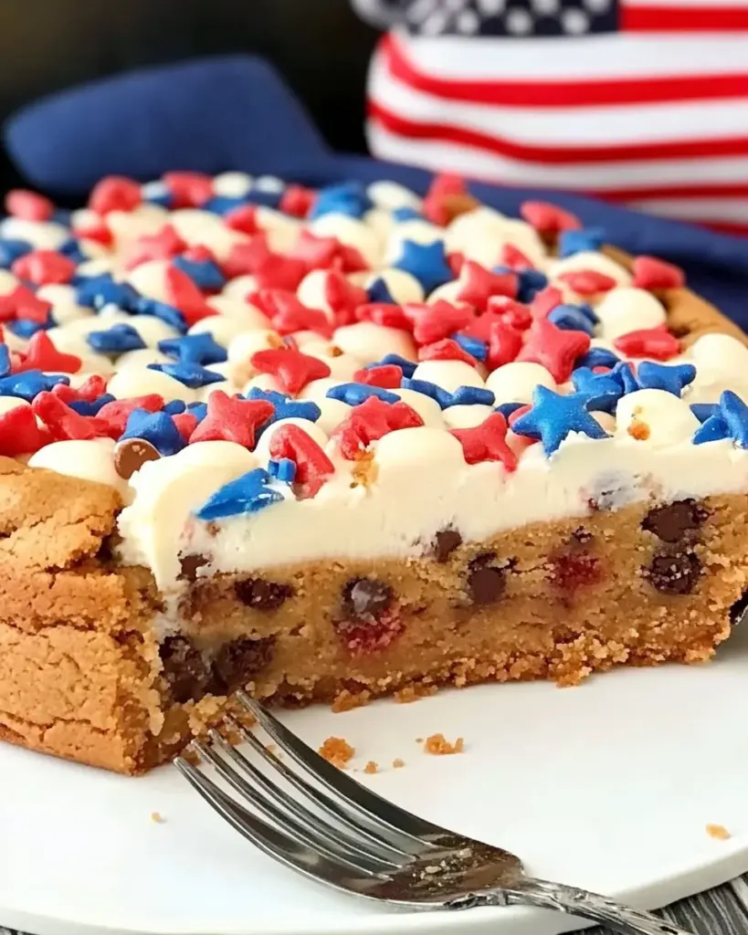 4th of July Cookie Cake 4th of July Cookie Cake