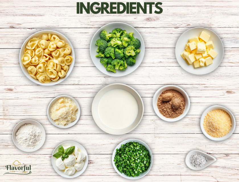 Creamy Broccoli Tortellini Bake Creamy Broccoli Tortellini Bake