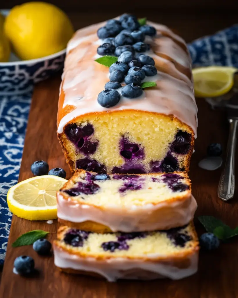 Lemon Blueberry Yogurt Loaf