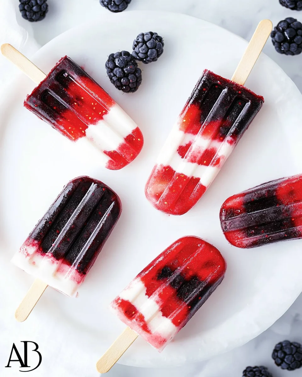 Berry-Coconut Rocket Pops Berry-Coconut