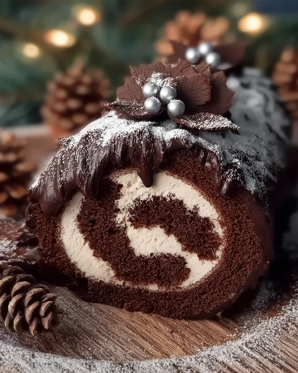 Gluten-Free Yule Log Cake Gluten-Free Yule Log Cake