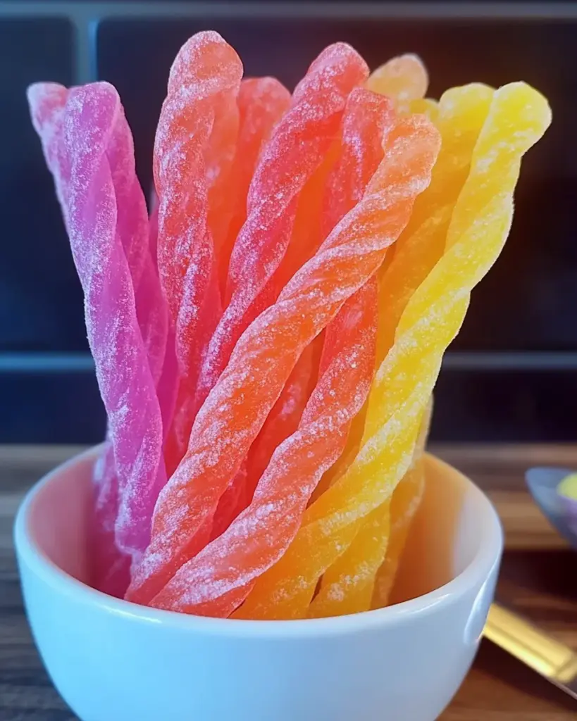 Homemade Kool-Aid Licorice Ropes