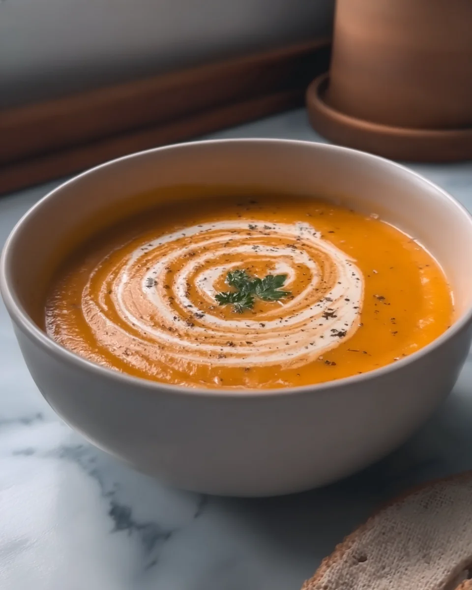 Creamy Roasted Veggie Soup Creamy
