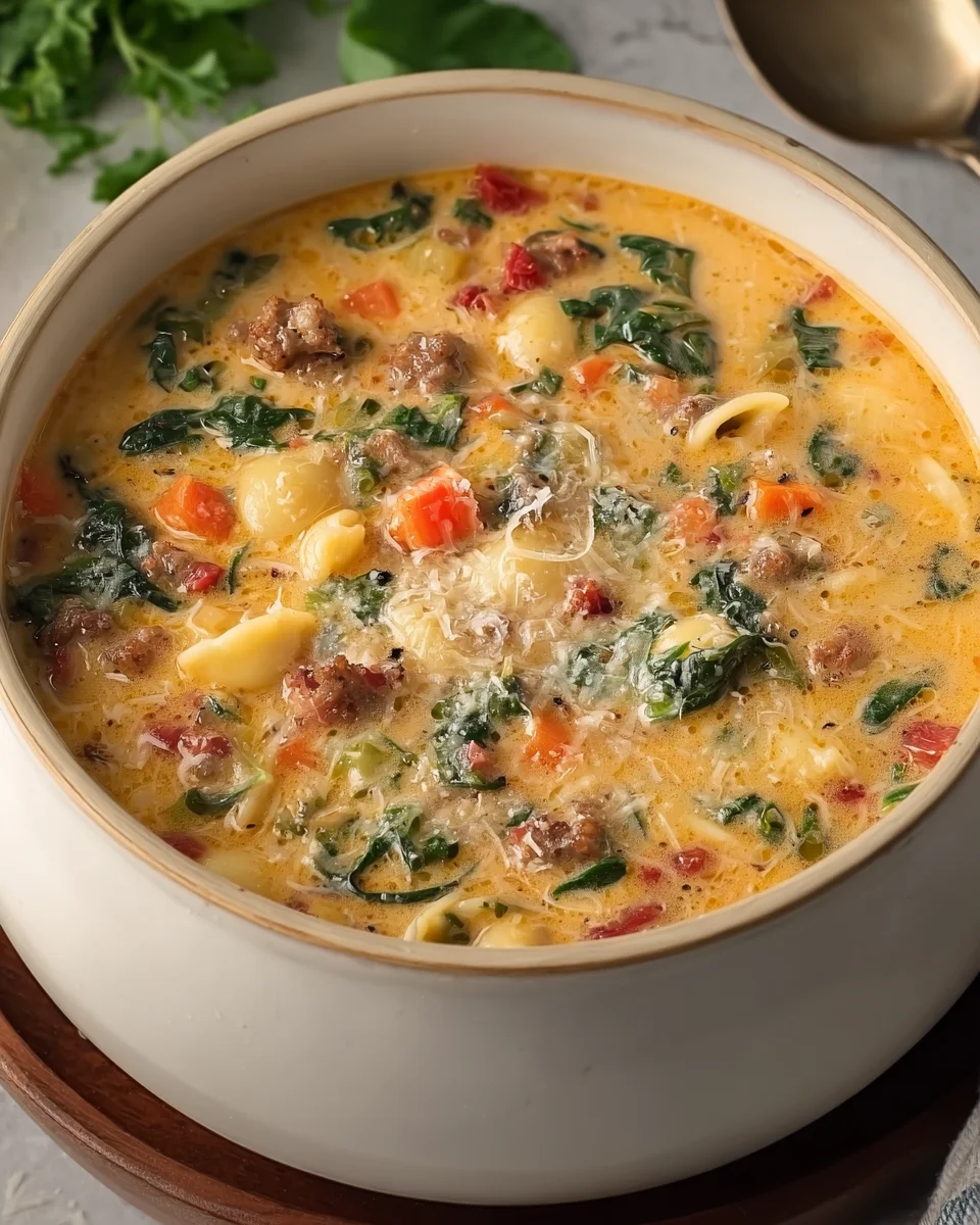 Italian Sausage Pasta Soup Italian