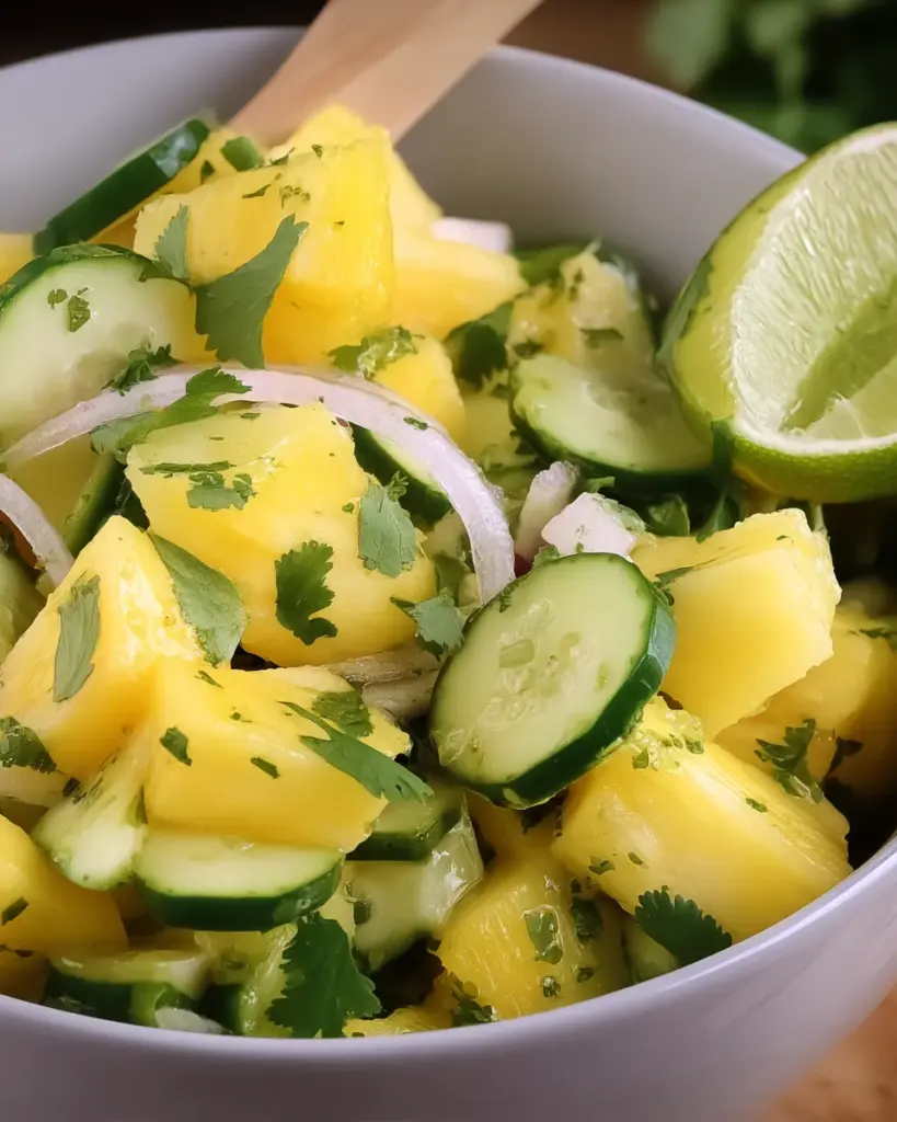 Pineapple Cucumber Salad