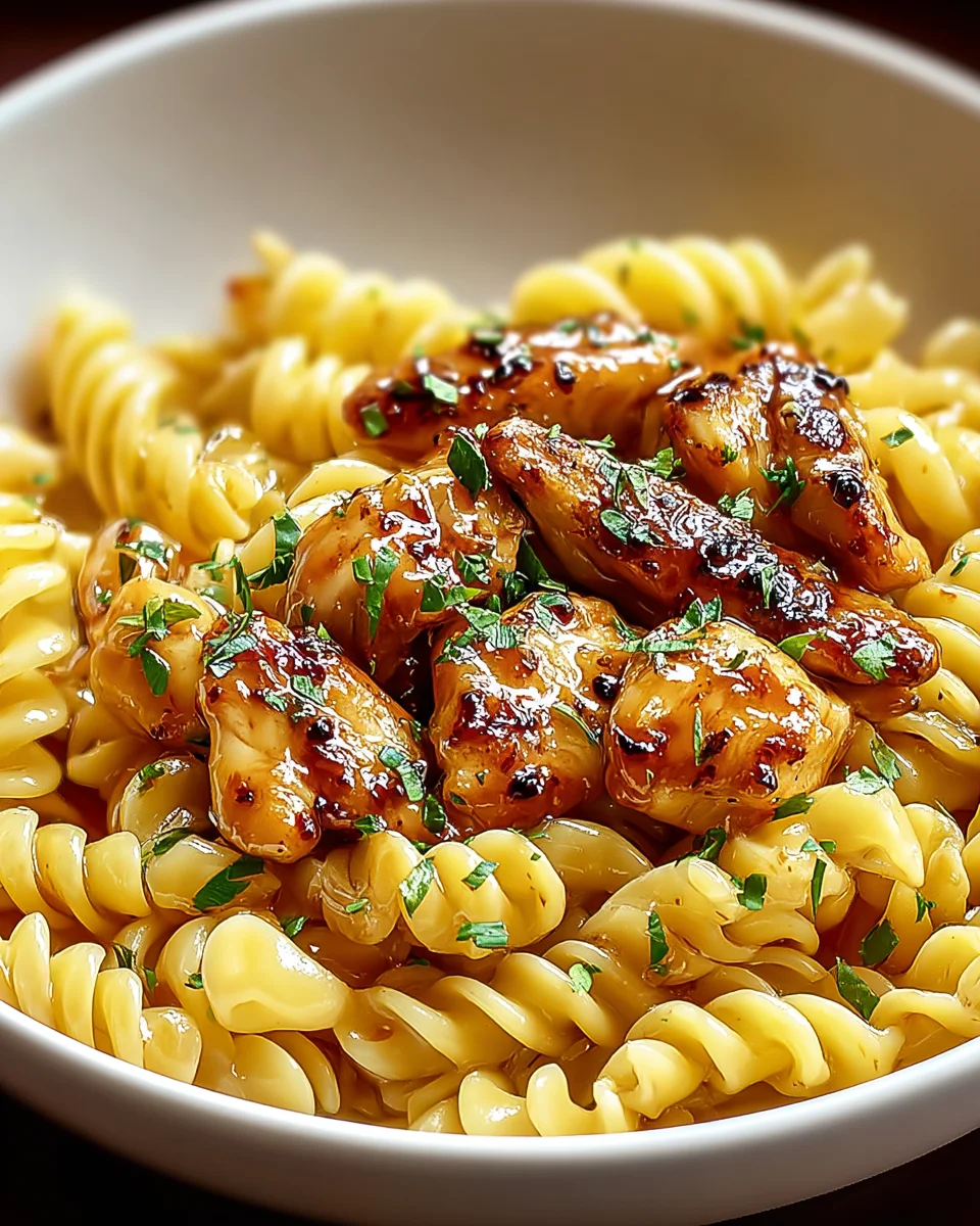 Honey Pepper Chicken Pasta Honey