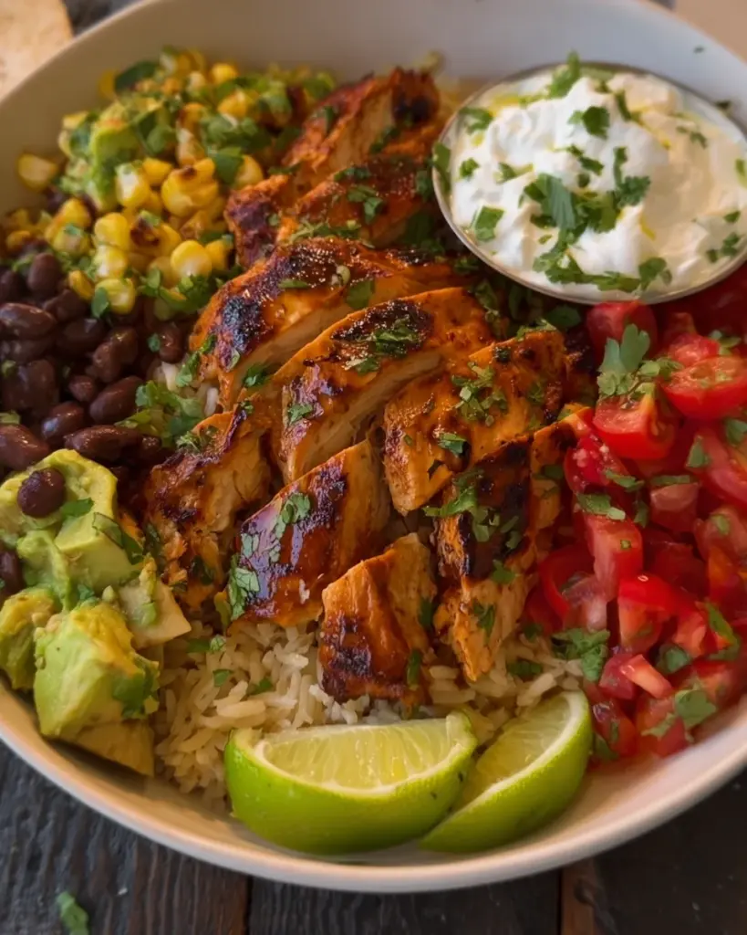 Honey & Lime Chicken Burrito Bowl