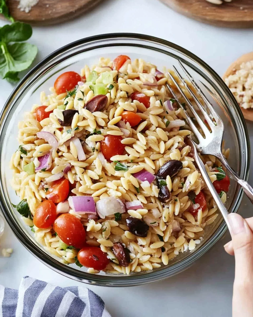 Orzo Salad Recipe Orzo