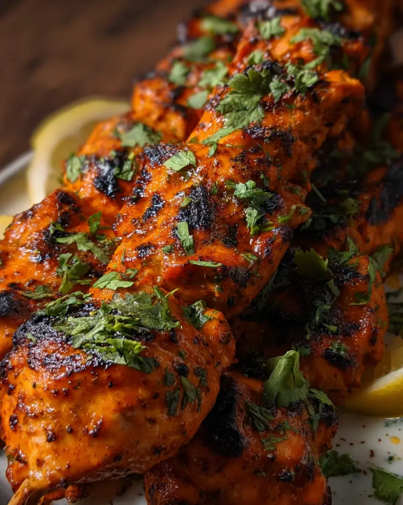 Tandoori Chicken Tikka Skewers