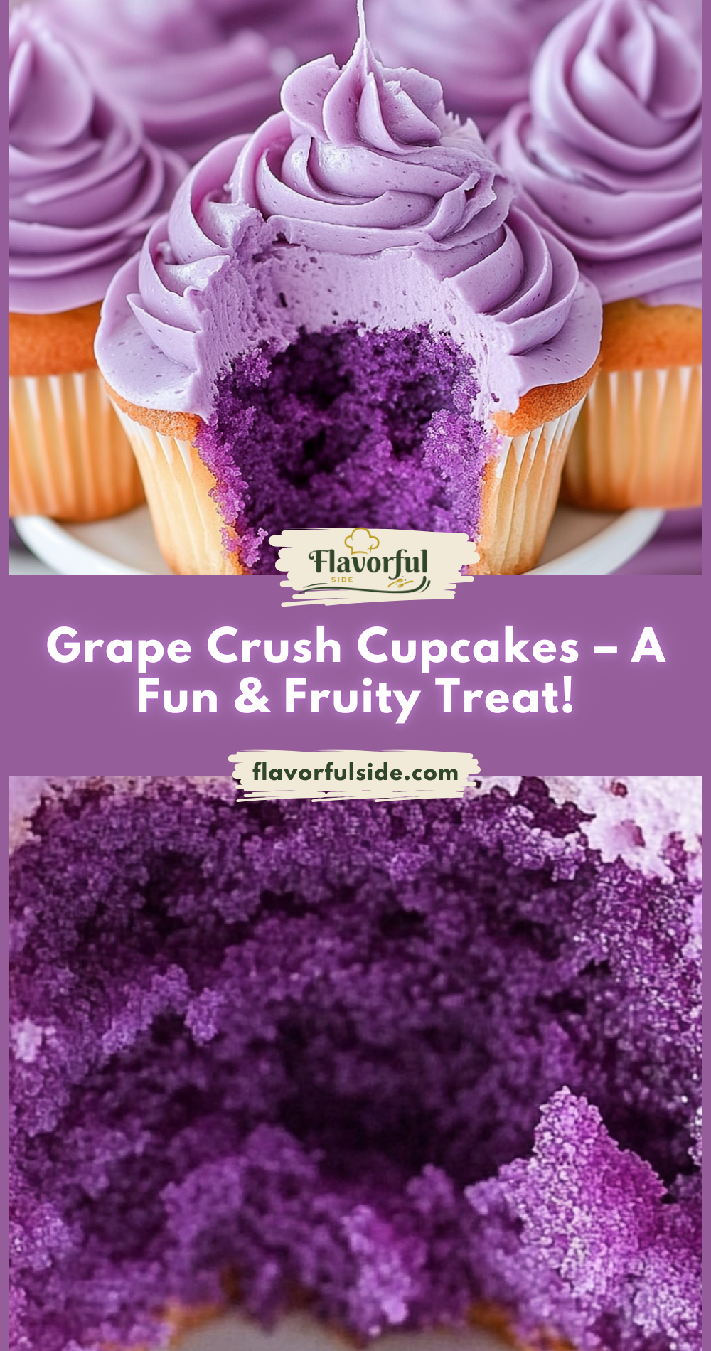 Grape Crush Cupcakes Grape Crush Cupcakes