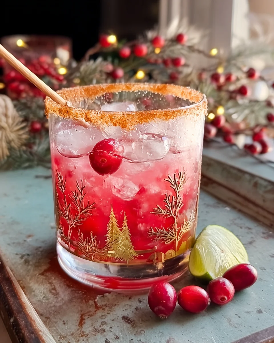 Whoville's Spiced Up Christmas Margarita