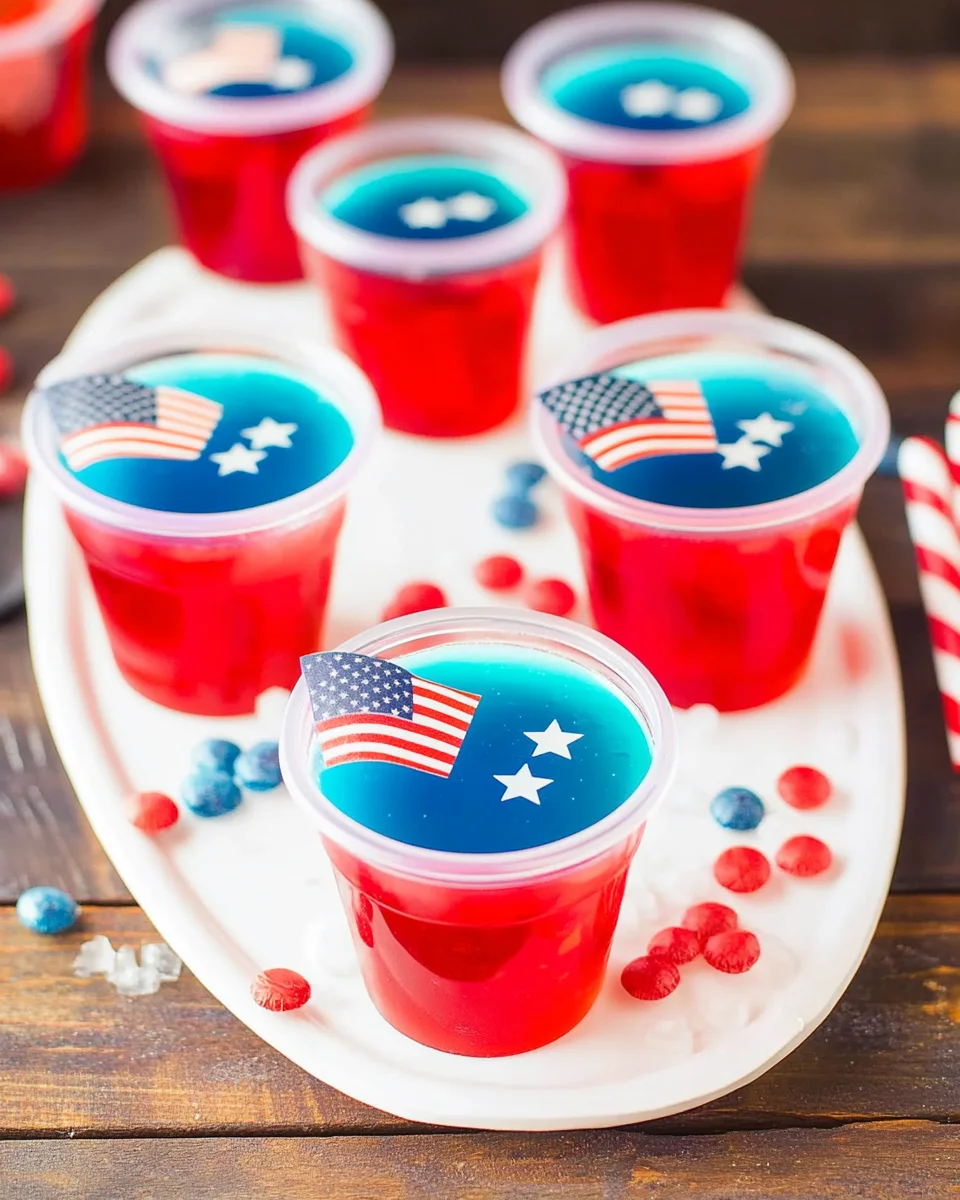 American Flag Jello Shots American