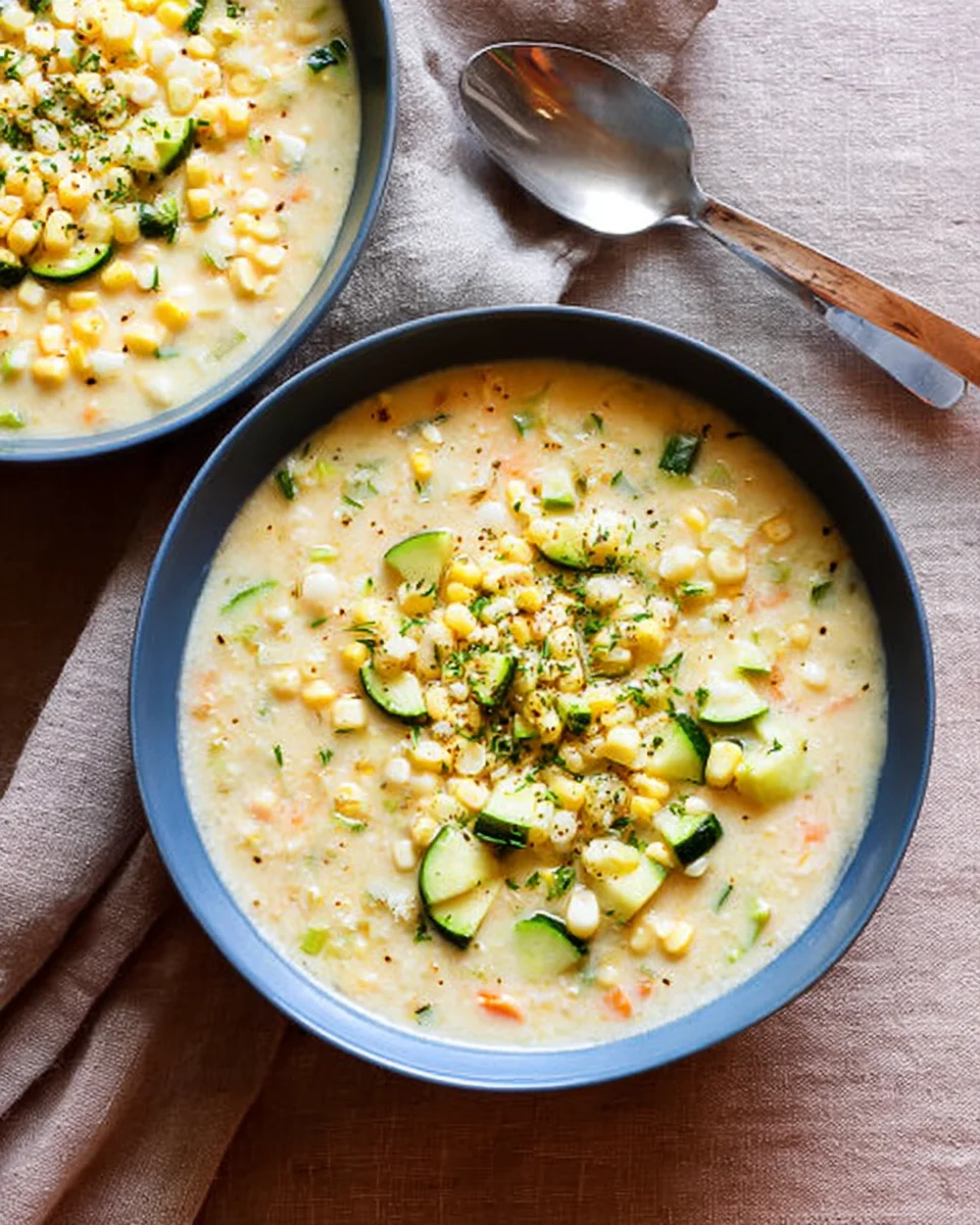 Corn and Zucchini Chowder Corn
