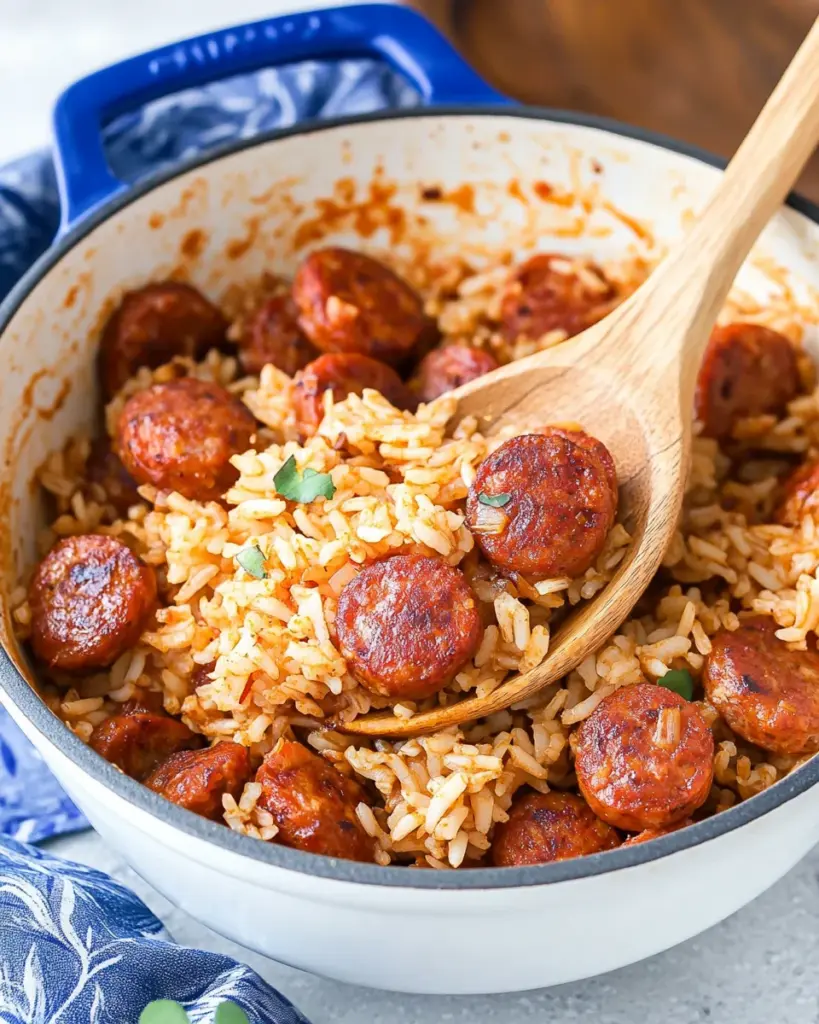 Easy One Pot Sausage And Rice