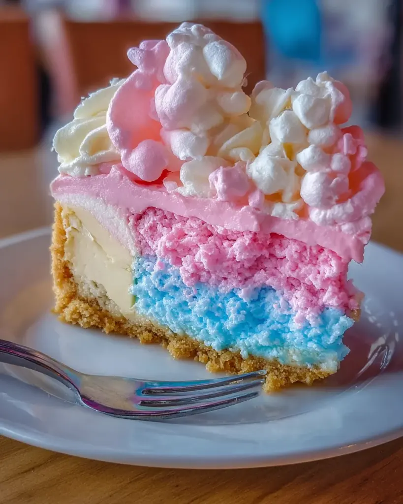 Cotton Candy Cheesecake Cotton Candy Cheesecake
