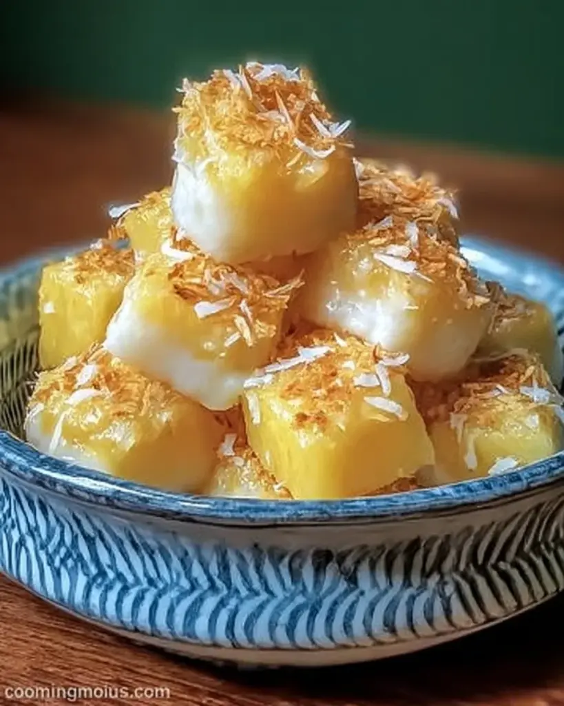 Coconut Pineapple Bites Coconut Pineapple Bites