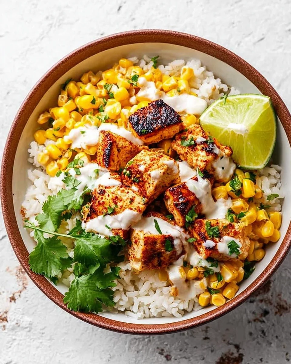 Easy Street Corn Chicken Rice Bowl Easy