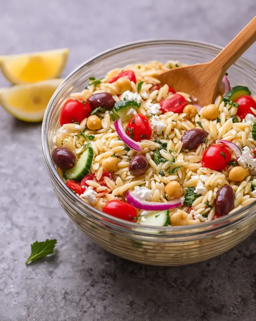 Greek Orzo Salad Greek Orzo Salad