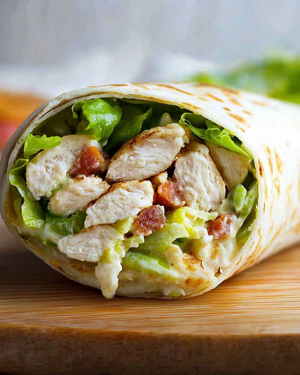 Chicken Caesar Wrap Chicken