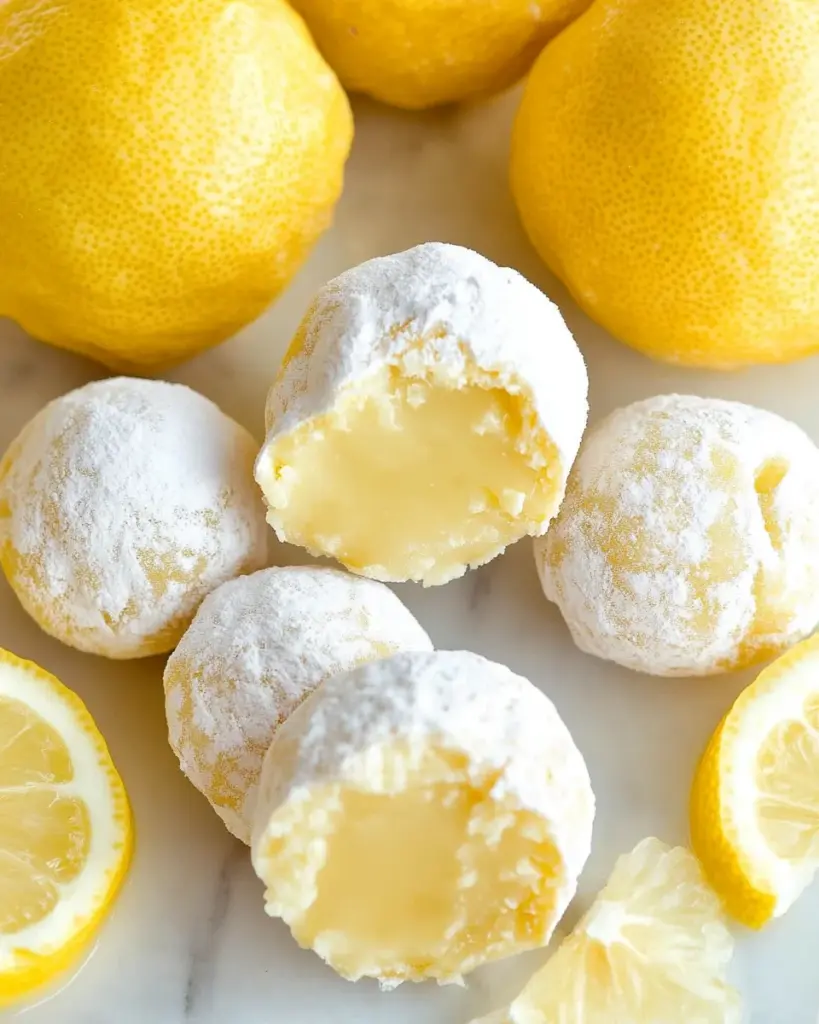 Lemon Truffles - Easy, 3 Ingredient Recipe!