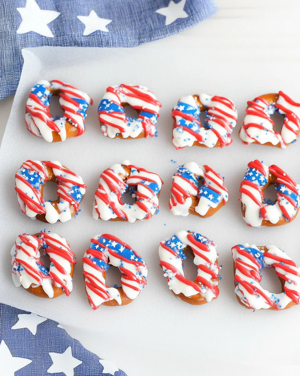 Patriotic Pretzels Patriotic