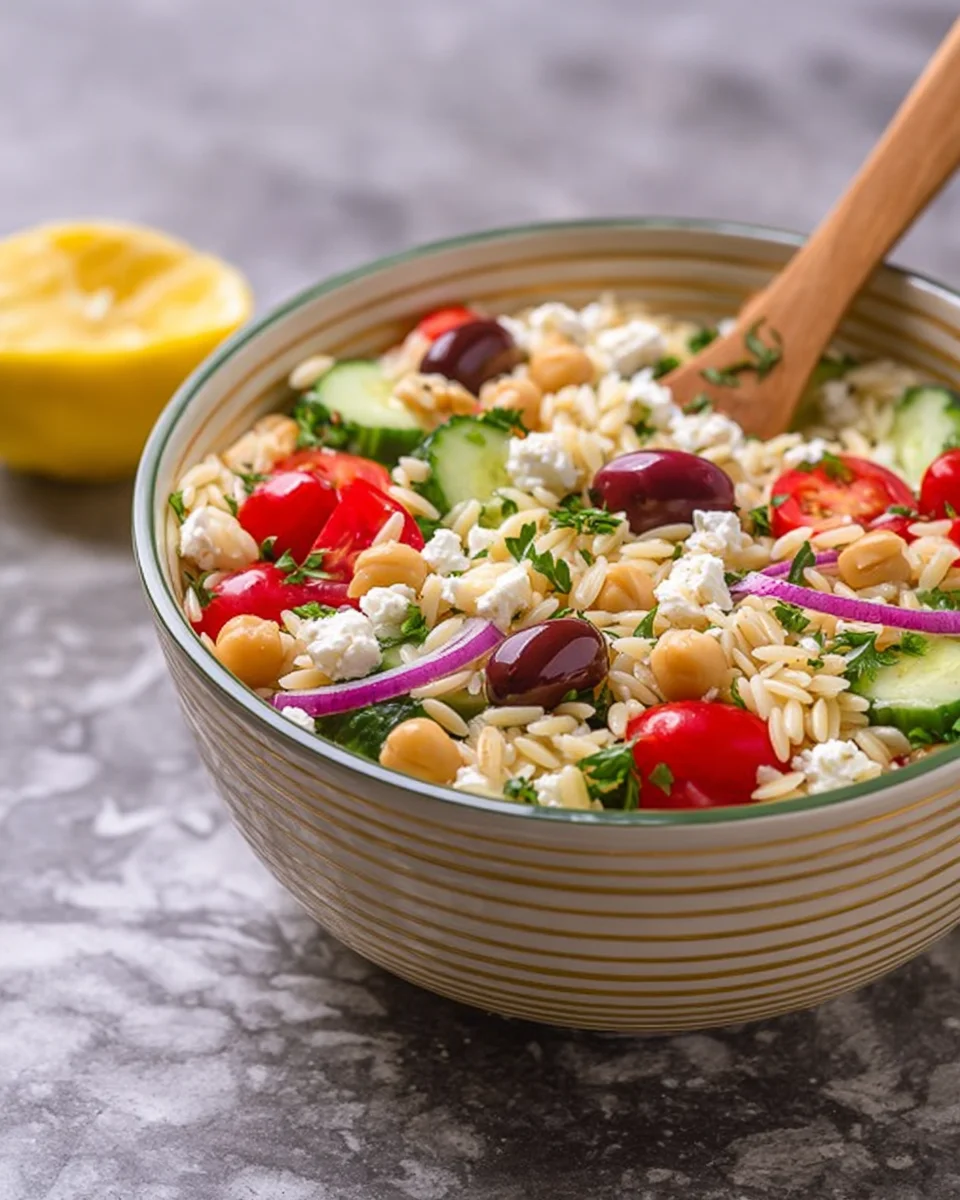 Greek Orzo Salad Greek
