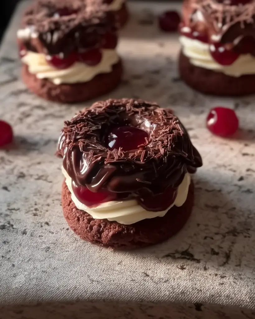 Black Forest Christmas Cookies (Chocolate & Cherry Bliss!) Black Forest Christmas Cookies (Chocolate & Cherry Bliss!)