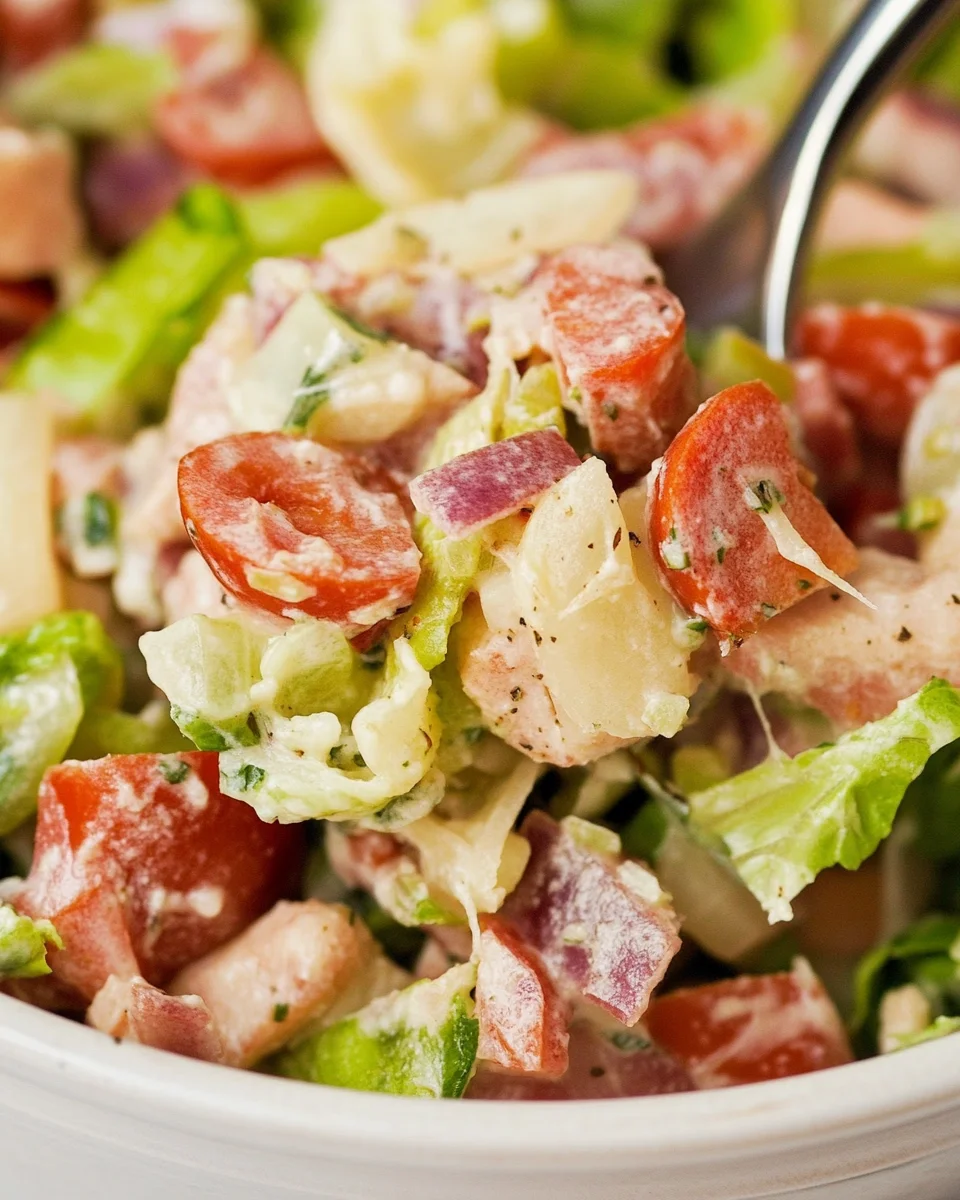 Low Carb Italian Grinder Salad Low