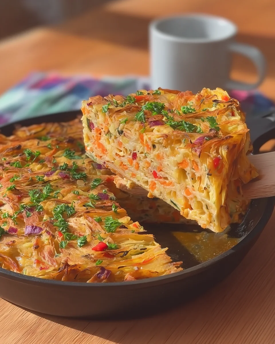 Breakfast Veggie Crinkle Cake Breakfast