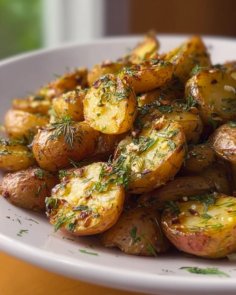 Roasted Dill Potatoes Roasted