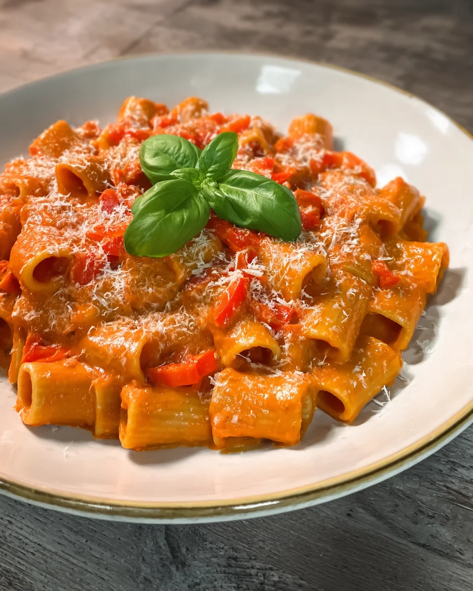 Roasted Pepper & Tomato Pasta Roasted