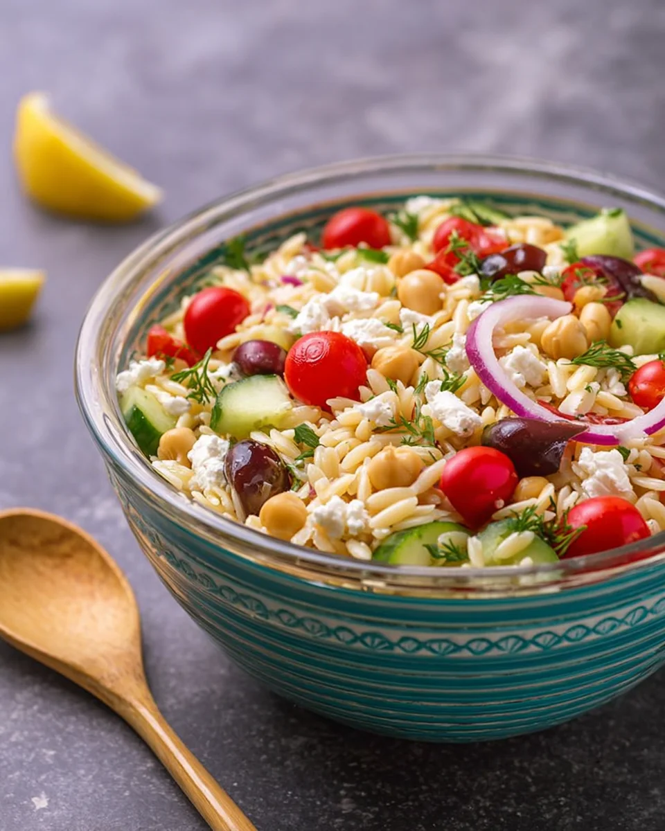 Greek Orzo Salad Greek