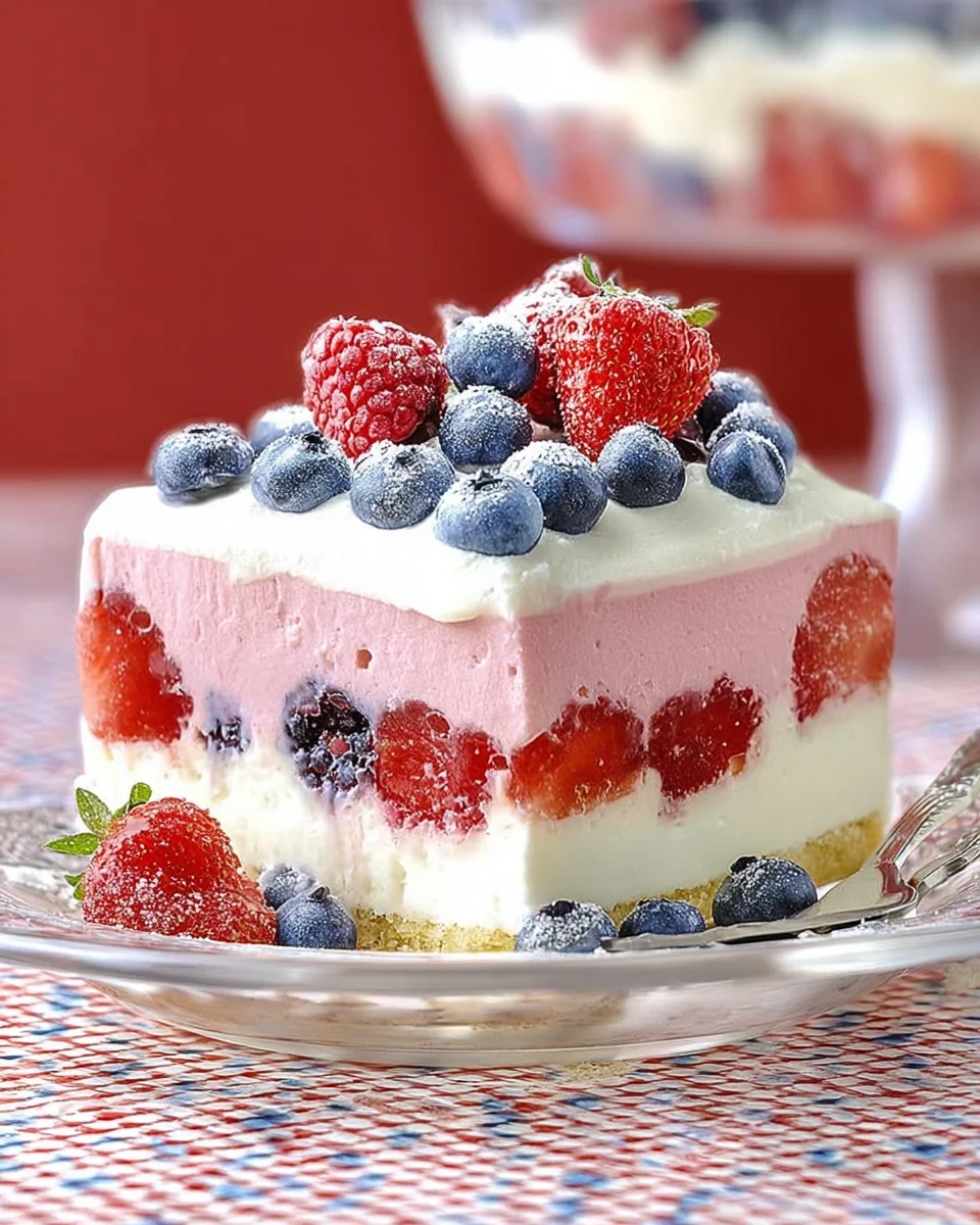 No Bake Summer Berry Delight No
