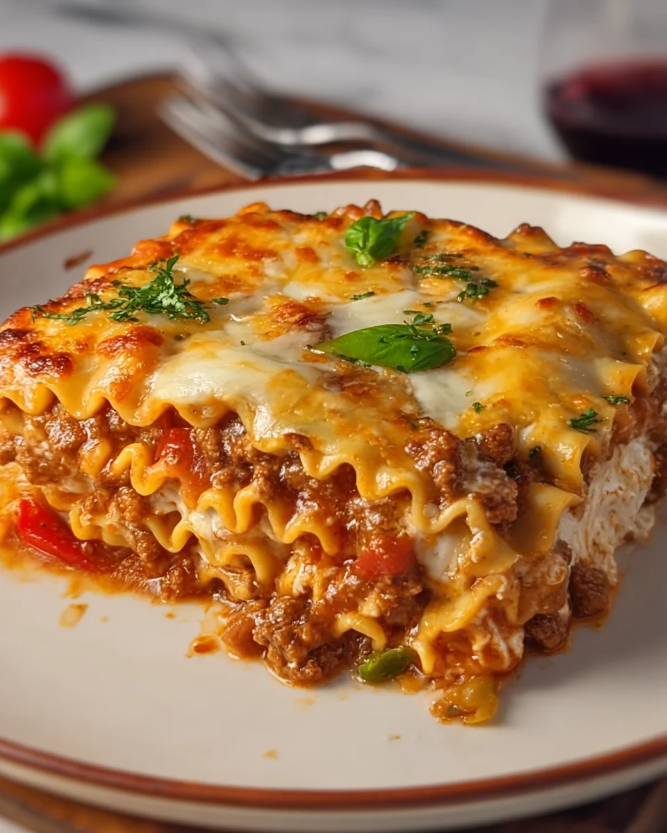 Homemade Beef Lasagna Homemade