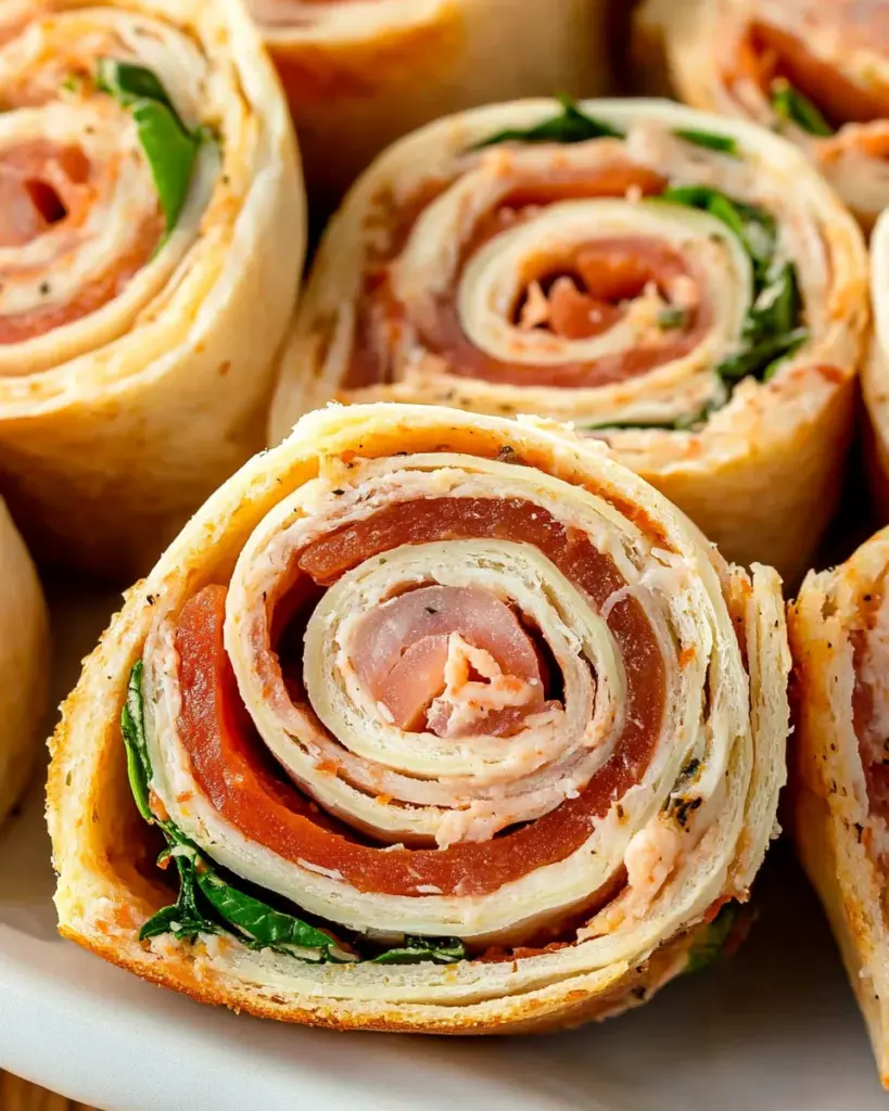 Italian Deli Pinwheel Sandwiches