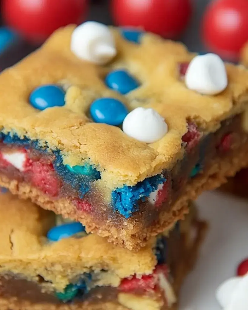 4th of July Cake-Mix Cookie Bars 4th of July Cake-Mix Cookie Bars