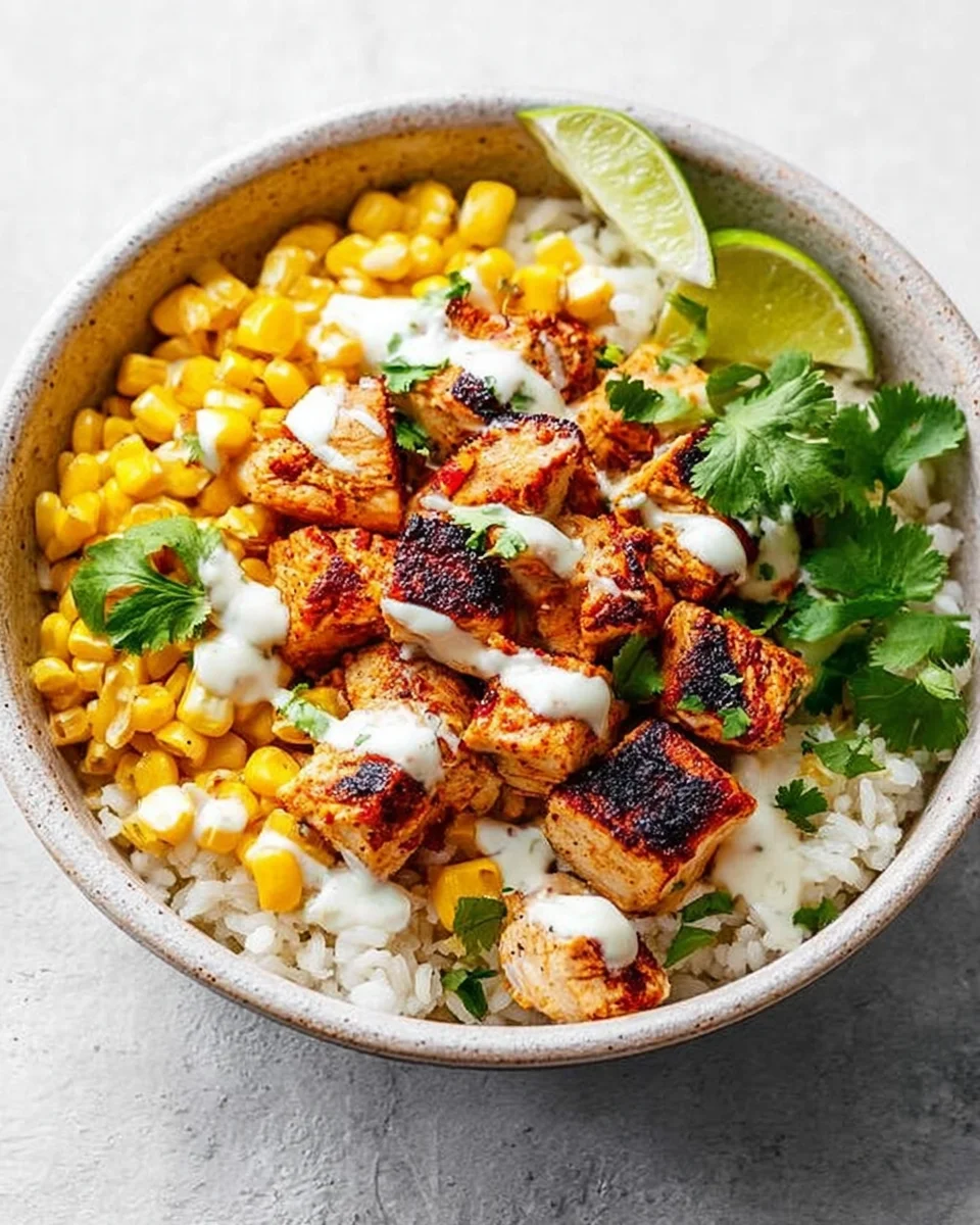 Easy Street Corn Chicken Rice Bowl Easy