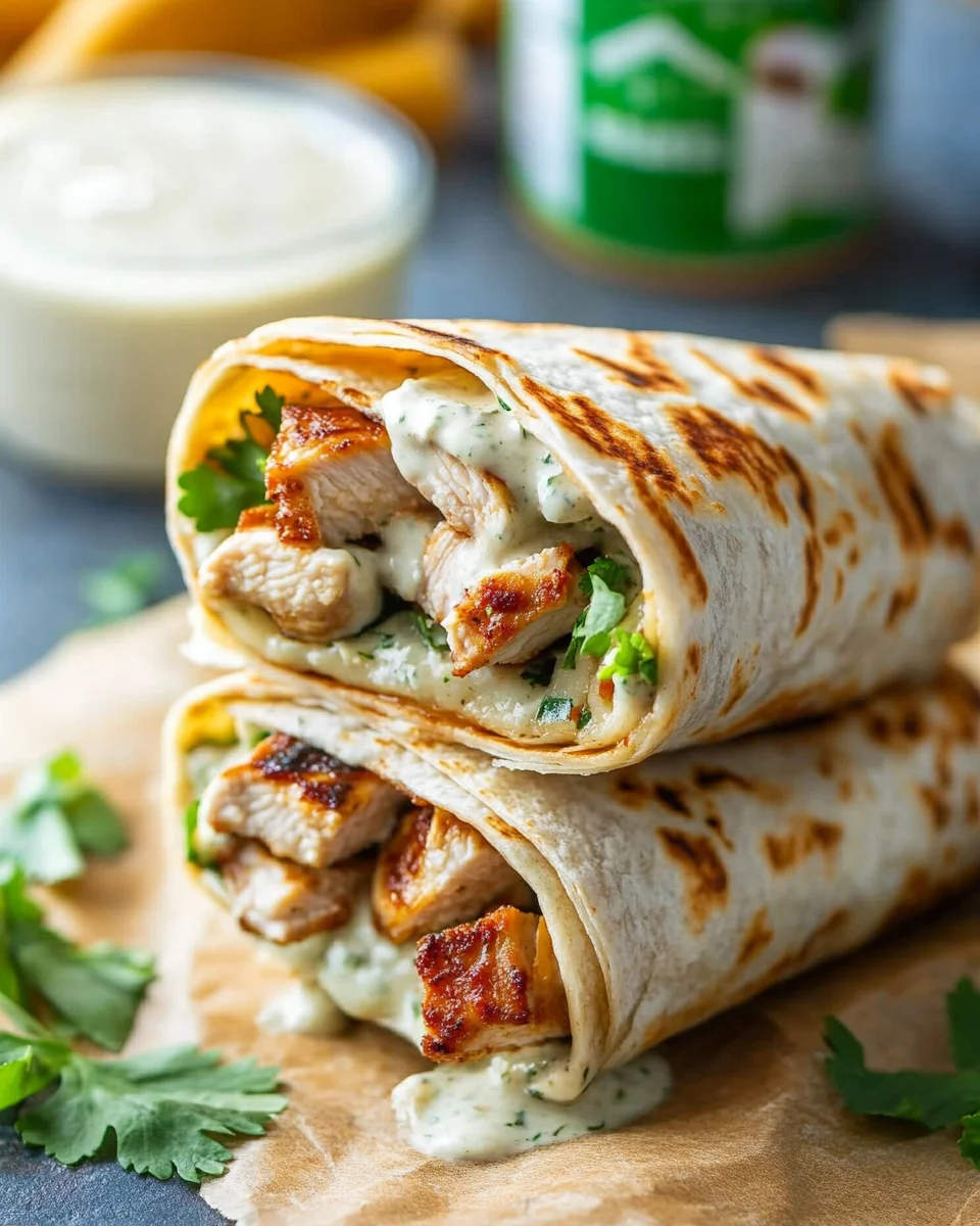 Healthy Grilled Chicken Ranch Wraps Healthy