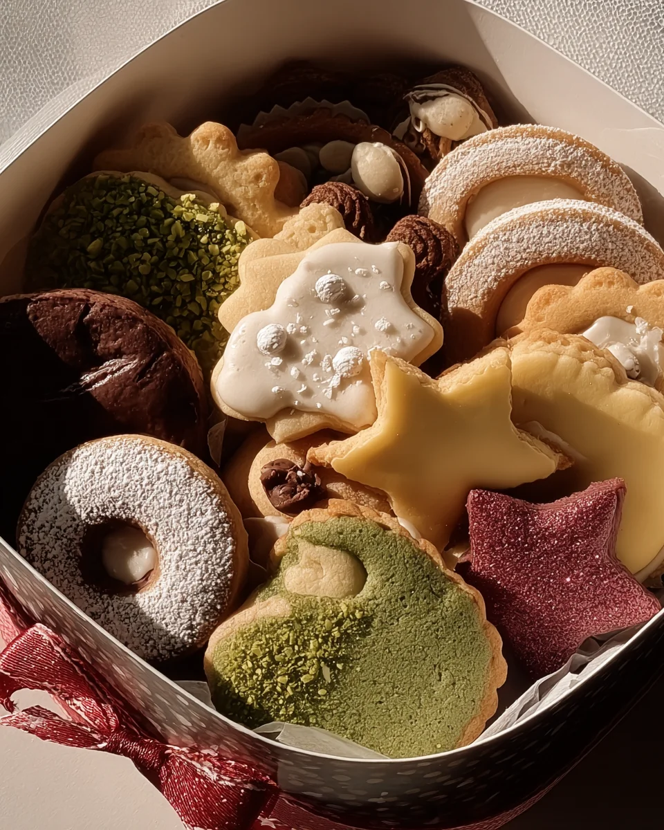 Holiday Butter Cookie Box Holiday