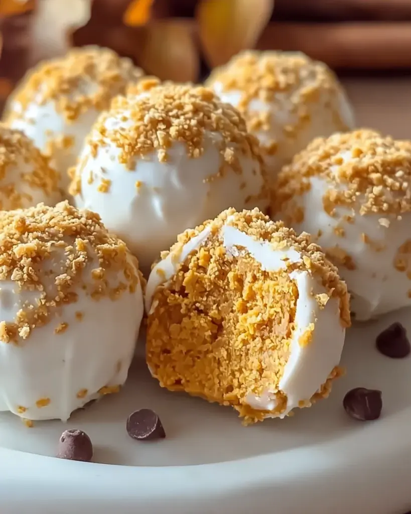 No Bake Pumpkin Cheesecake Balls No Bake Pumpkin Cheesecake Balls