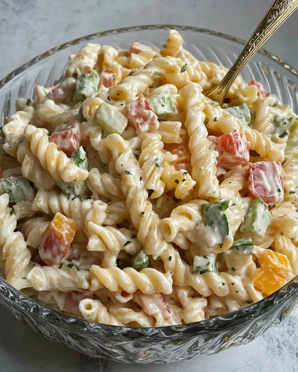 Creamy Pasta Salad Creamy