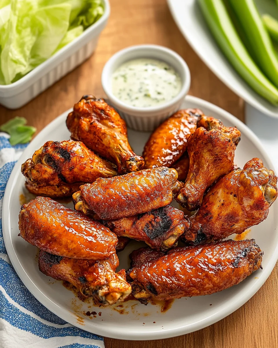 Crispy Grilled Chicken Wings Crispy