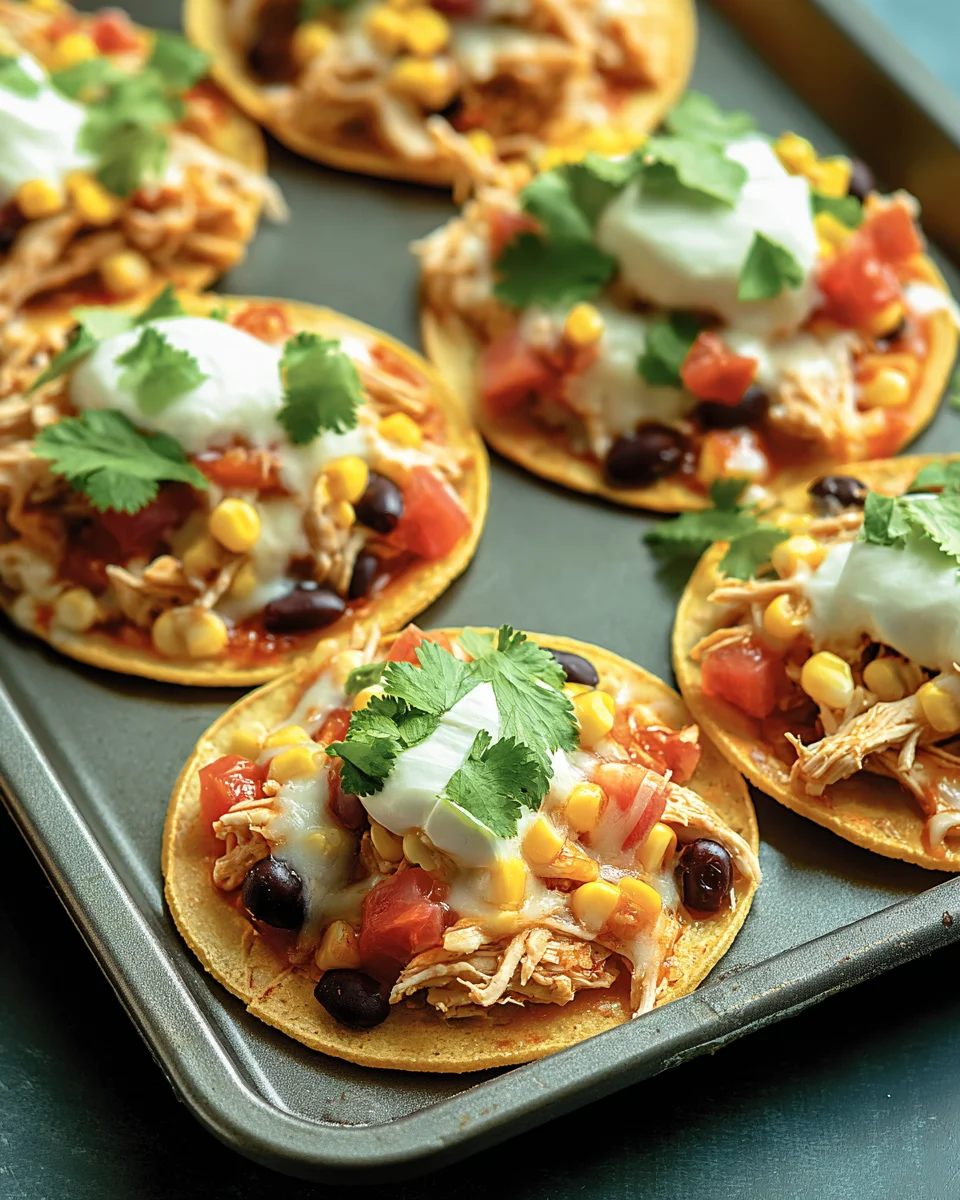 Mexican Rotisserie Chicken Tostadas Mexican