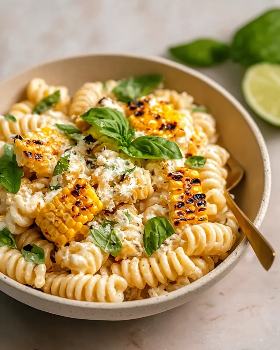 Creamy Street Corn Pasta Salad Creamy