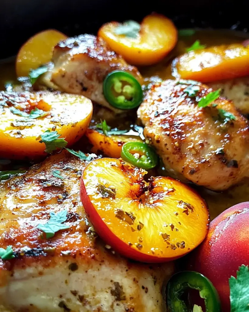 Jalapeno Peach Chicken