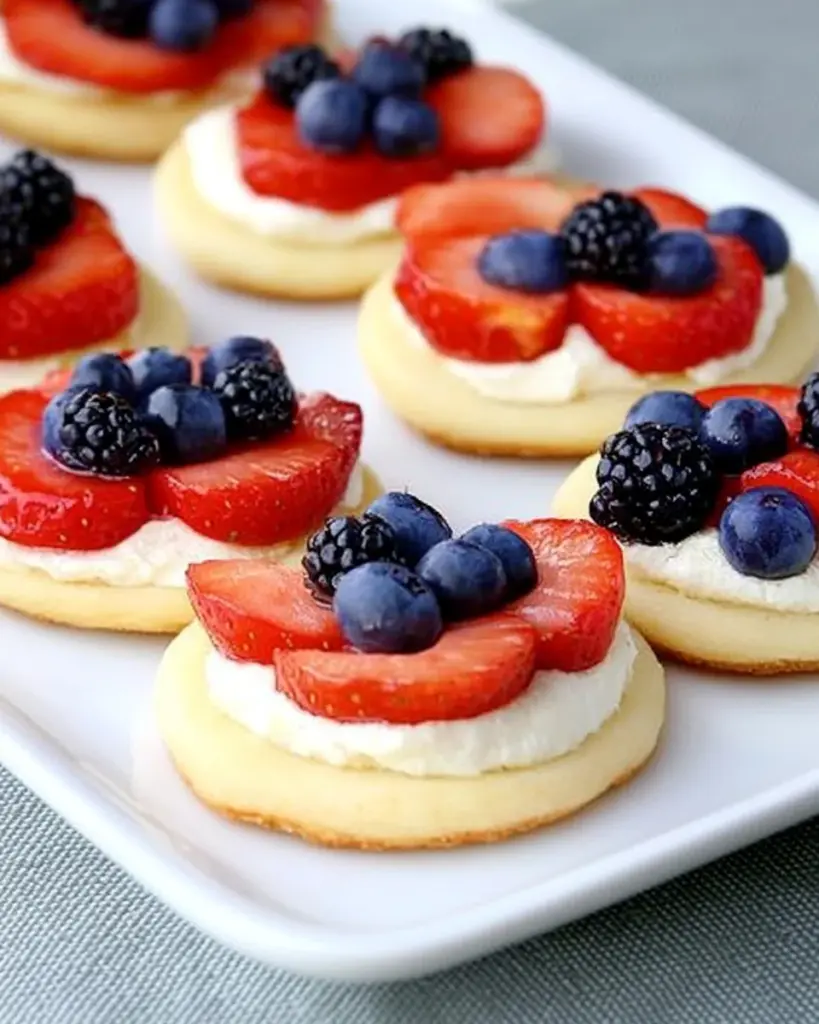 Mini Fruit Pizzas Mini Fruit Pizzas