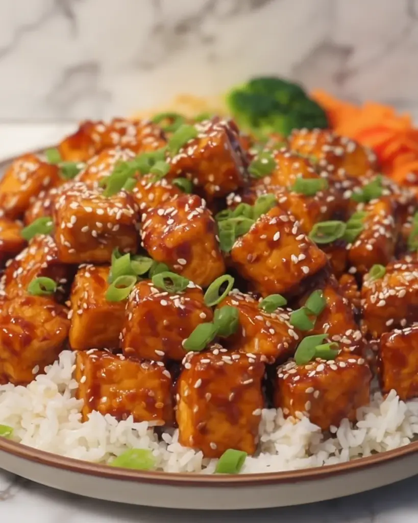 Spicy Honey Garlic Tofu Spicy Honey Garlic Tofu