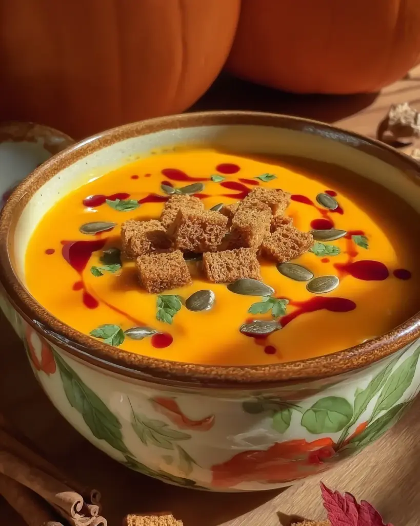 Autumn-Spiced Roasted Pumpkin Soup Autumn-Spiced Roasted Pumpkin Soup